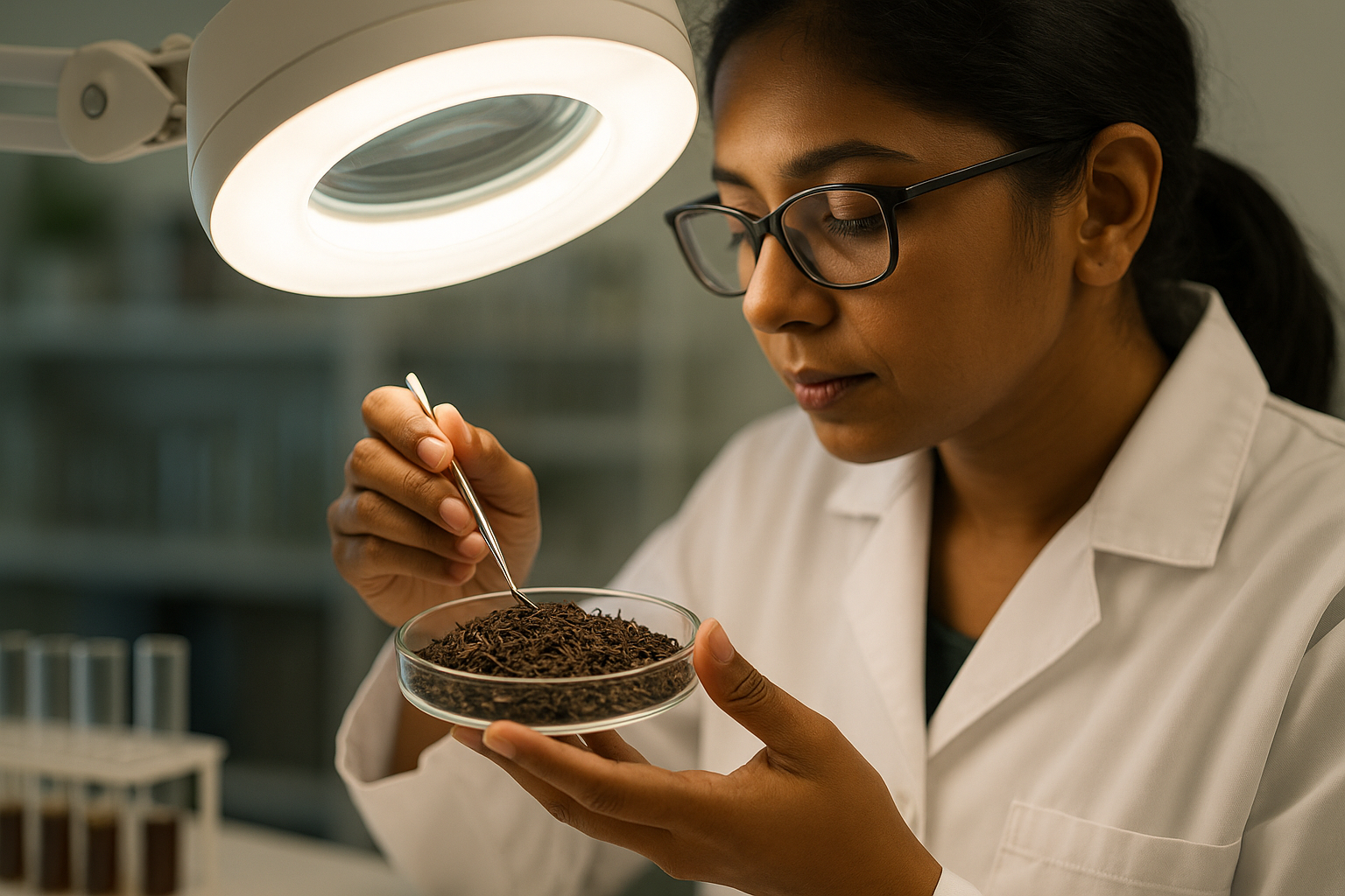 Tea quality inspection and tasting process